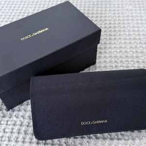 Dolce & Gabbana Black Case with Gold Logo